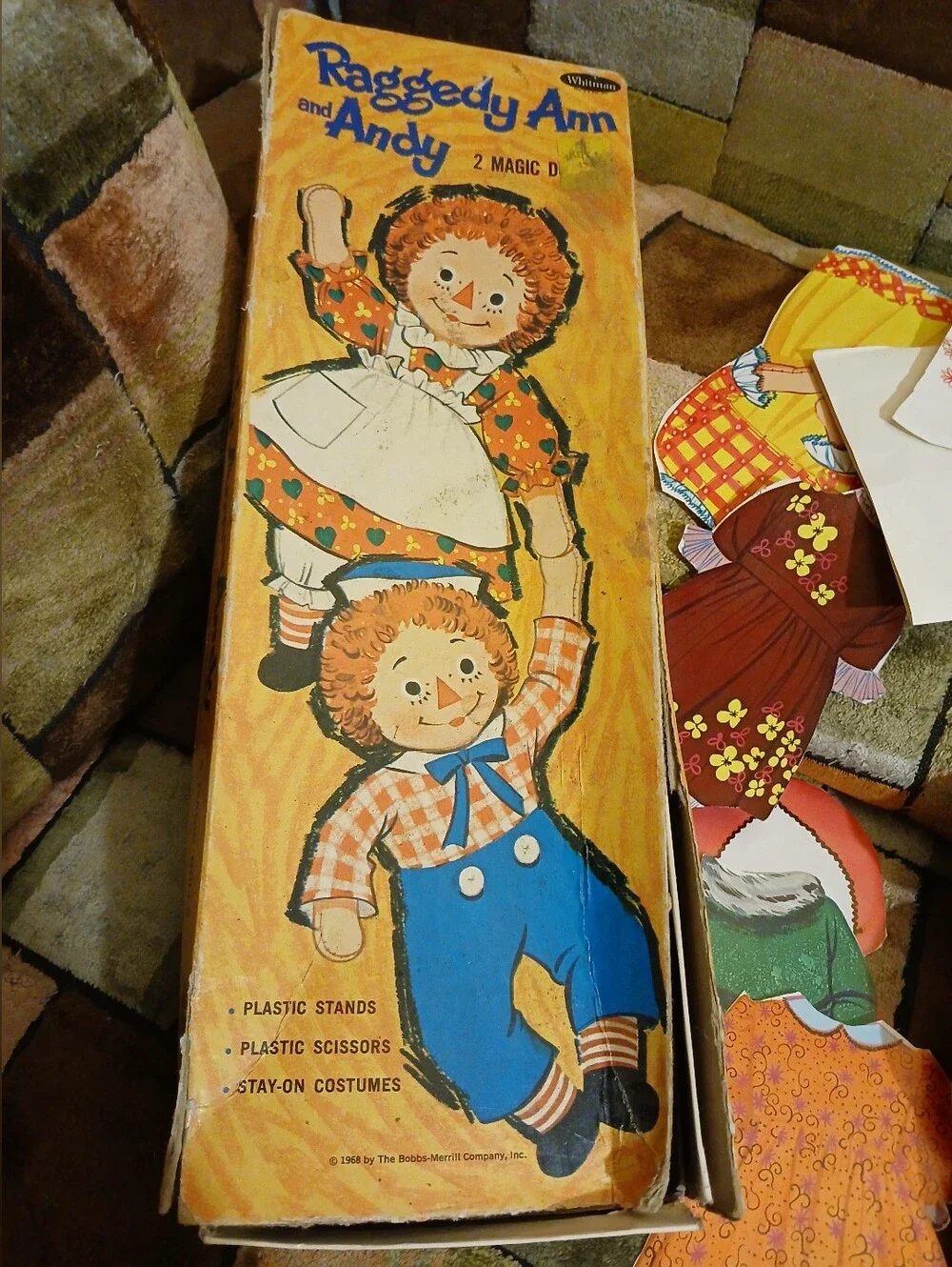 Whitman 1968 Raggedy Ann and Andy “2 Magic Dolls